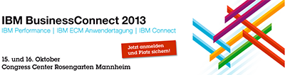 Vortrag auf der IBM BusinessConnect 2013