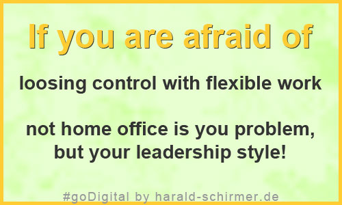If you are afraid of flexible work