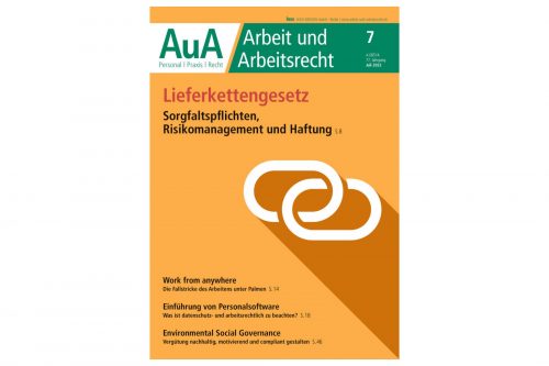 AuA - Arbeit und Arbeitsrecht - Magazin Ausgabe 7 2022