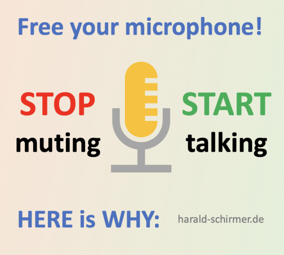Stop muting, start talking!